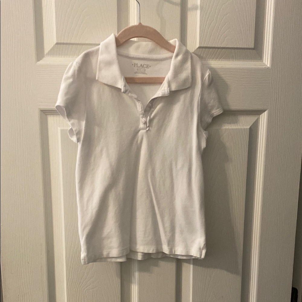The Children's Place White Polo Classic Short-Sleeve